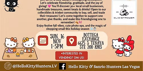 Hello kitty\u2019s Friendsgiving Market!