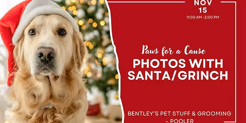 \ud83c\udf85\ud83d\udcf8 Paws with a Cause: Pet Photos with Santa! \ud83d\udc3e