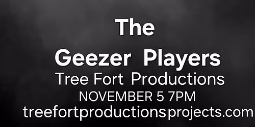 The Geezer Players Fall Play Reading Series