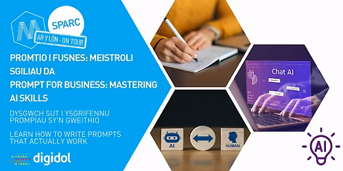 Promtio i Fusnes: Meistroli Sgiliau DA | Prompt for Business: Mastering AI