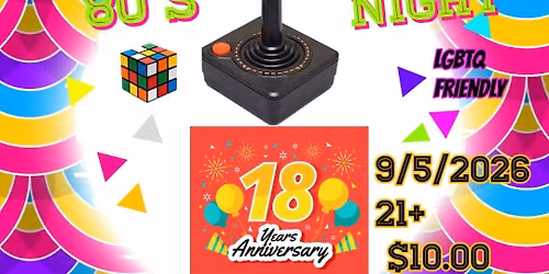 Decade 80s Night in September 18th Anniversary