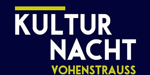 Kulturnacht Vohenstrau\u00df 2026