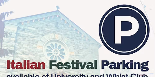 Parking during Italian Festival
