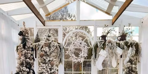 Winter Wonderland Christmas Mini\u2019s in the Greenhouse