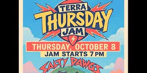 This THURSDAY!! SALTY DAWGS - ROCKIN TERRA