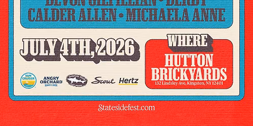 2026 Rolling Stone Stateside Festival at Hutton Brickyards