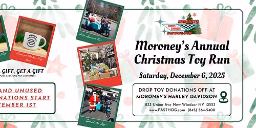 Moroney's Annual Christmas Toy Run 2025