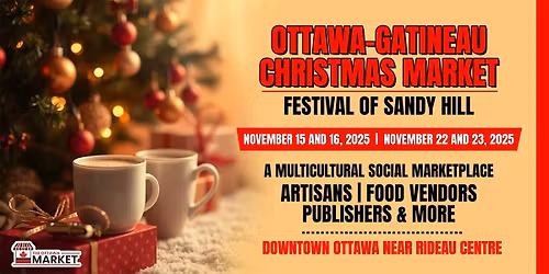 One Day Craft Vendor - November 22, 2025 | Ottawa-Gatineau Christmas Market