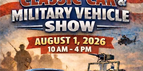 Veterans Serving Veterans Community Park Classic Car and military vehicle show