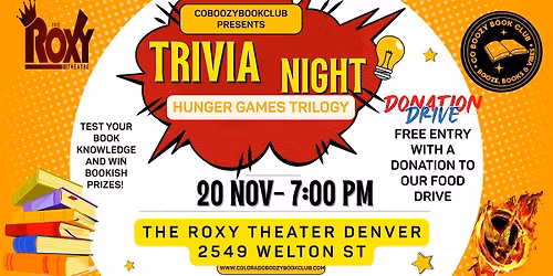 Trivia Night- Hunger Games Trilogy