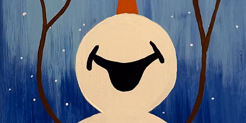 Snowman Lights Youth Painting Class