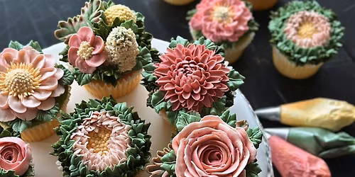 Buttercream Floral Design Cupcake Class - Oct 11