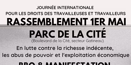 Marche du 1er mai 2026 en Outaouais