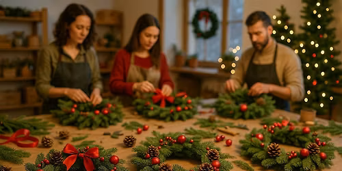 Christmas Wreath Making Workshop in El Santo  Glasgow