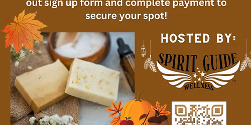 11\/23 SOAP MAKING CLASS, 1PM