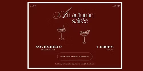 For the Girls x So Pressious: An Autumn Soir\u00e9e