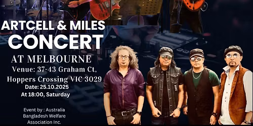 Artcell and Miles Concert at 37-43 Graham Ct, Hoppers Crossing VIC 3029