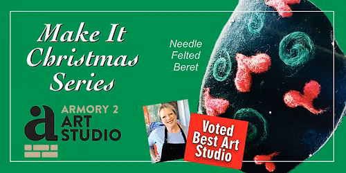 Make It Christmas - Needle Felted Beret