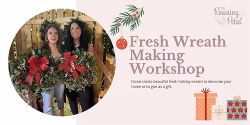 Fresh Wreath Workshop at Saint Pete Sunday Market