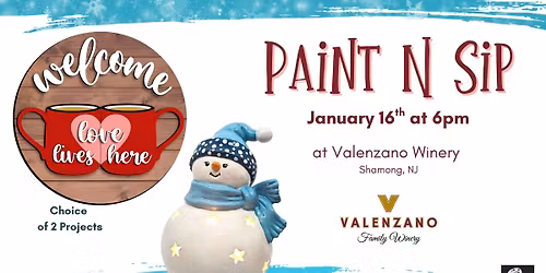 Paint N Sip at Valenzano Winery