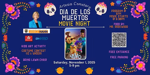 Dia De Los Muertos Movie Night