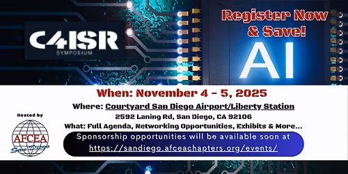 C4ISR Symposium 2025 (Nov. 4-5, 2025)