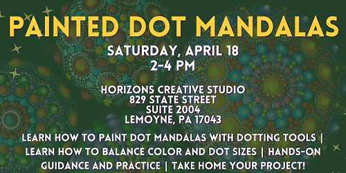 Painted Dot Mandalas Workshop (April 18)
