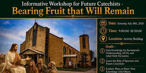 Informative Workshop for Future Catechists