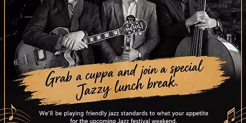 Jazz Lunch: The Guitar Duo Trio \u2014 playing friendly jazz standards