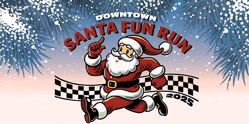 Downtown Watertown SD Santa FUN Run