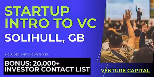 Startup Intro to VC: Guide for Solihull Founders