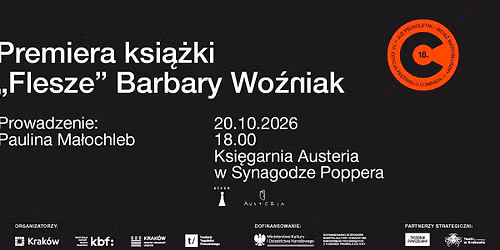 Premiera ksi\u0105\u017cki \u201eFlesze\u201d Barbary Wo\u017aniak | Conrada w Ksi\u0119garniach