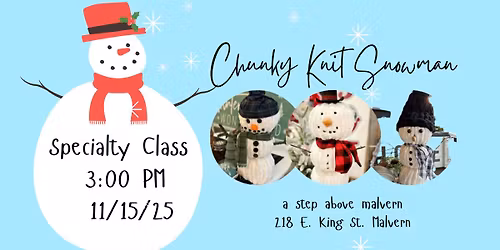 Chunky Knit Snowman Workshop