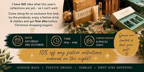 Tropic - Festive First Look Night \ud83c\udf81\ud83c\udf84