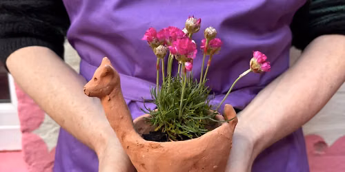 Animal Planters, Pottery At The Pub