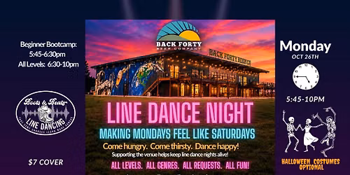 Line Dance Night @ Back Forty