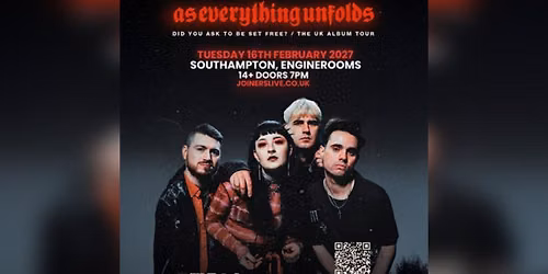 As Everything Unfolds Southampton Tickets