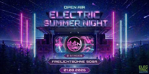 Electric Summer Night - ESN 2026 - Freilichtb\u00fchne Sosa