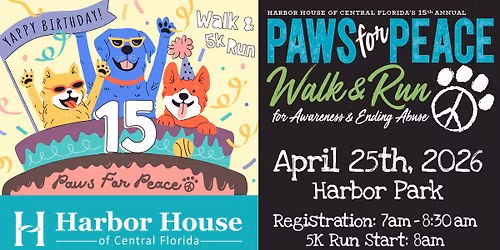 Paws for Peace Walk & Run