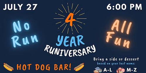 4 Year Runiversary Celebration
