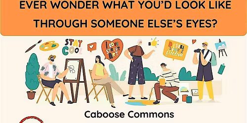 Paint your person and let someone else paint yours