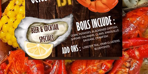 Seafood Boil: On the Patio!