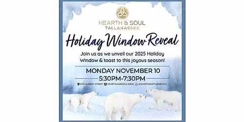 Hearth & Soul TLH Holiday Window Reveal
