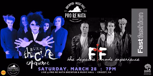 The Cure Experience + Fast Fashion: The Depeche Mode Experience @ PRN