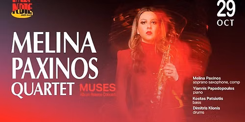 MELINA PAXINOS QUARTET \u201cMUSES\u201d