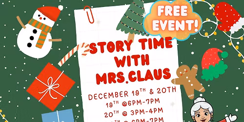 Story time with Mrs.Claus