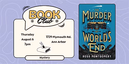 8\/6: Thursday M**der Mystery Book Club at Booksweet