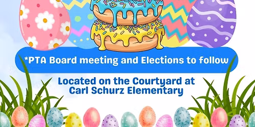 Donuts with Grown ups (General PTA Board Meeting Voting for New Board)