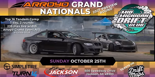 Mid Michigan Drift Club (MMDC) - Arroyo Grand Nationals Preview Round