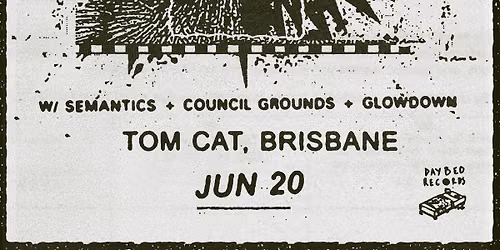 Colourblind live at Tomcat with Semantics + Council Grounds + Glowdown